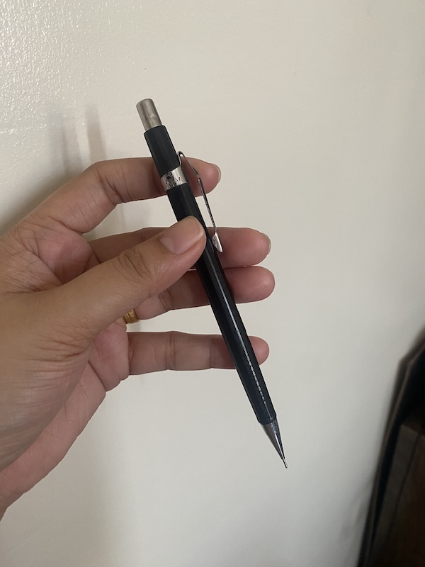 My mother’s mechanical pencil from&nbsp;1981